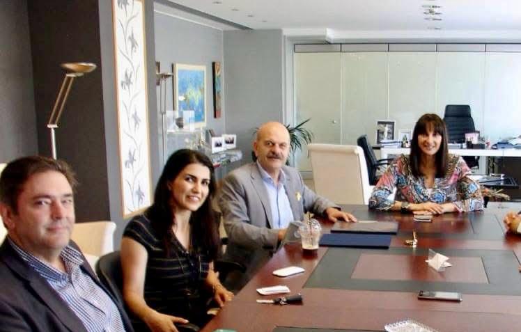 George Paliouras at an official HATTA board meeting